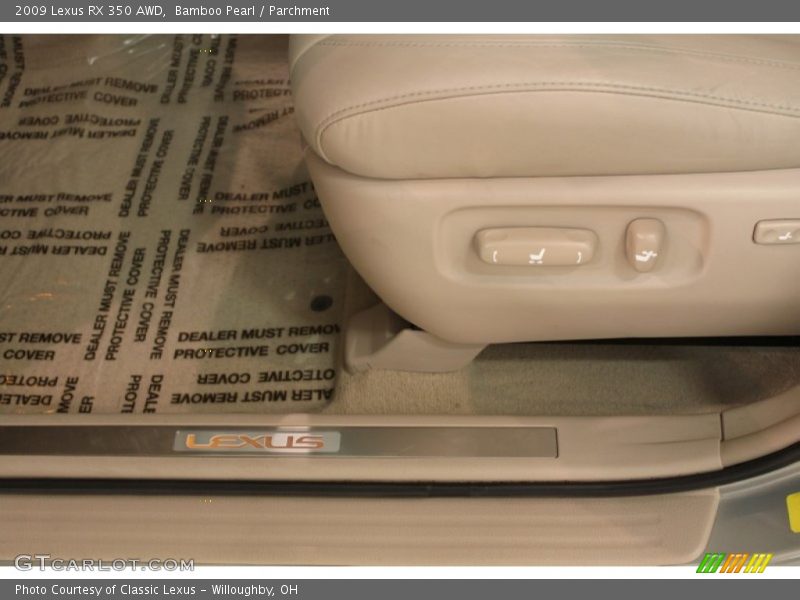 Bamboo Pearl / Parchment 2009 Lexus RX 350 AWD