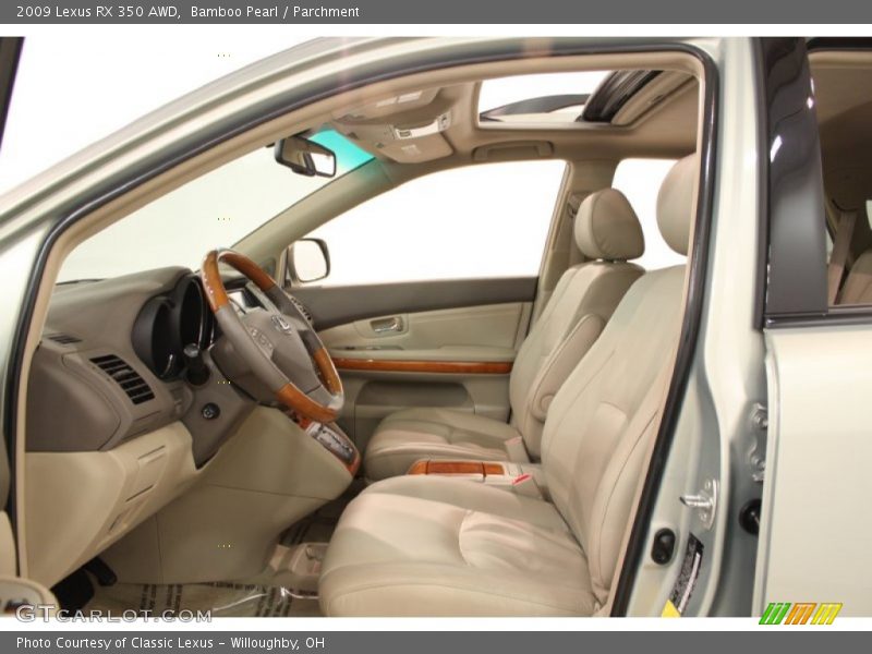 Bamboo Pearl / Parchment 2009 Lexus RX 350 AWD