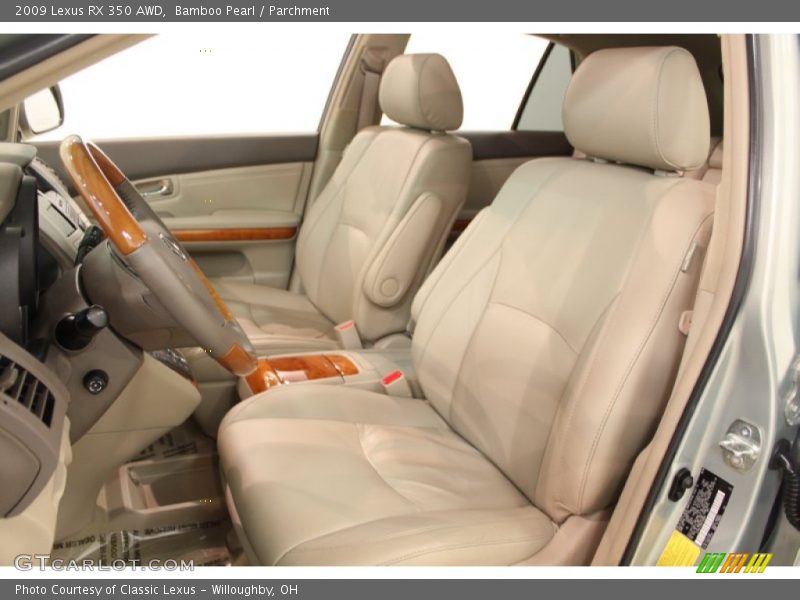 Bamboo Pearl / Parchment 2009 Lexus RX 350 AWD