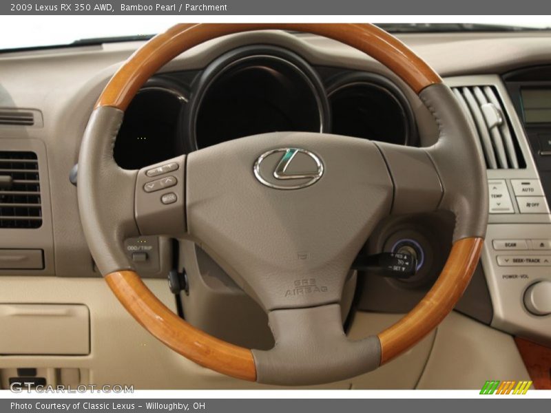 Bamboo Pearl / Parchment 2009 Lexus RX 350 AWD