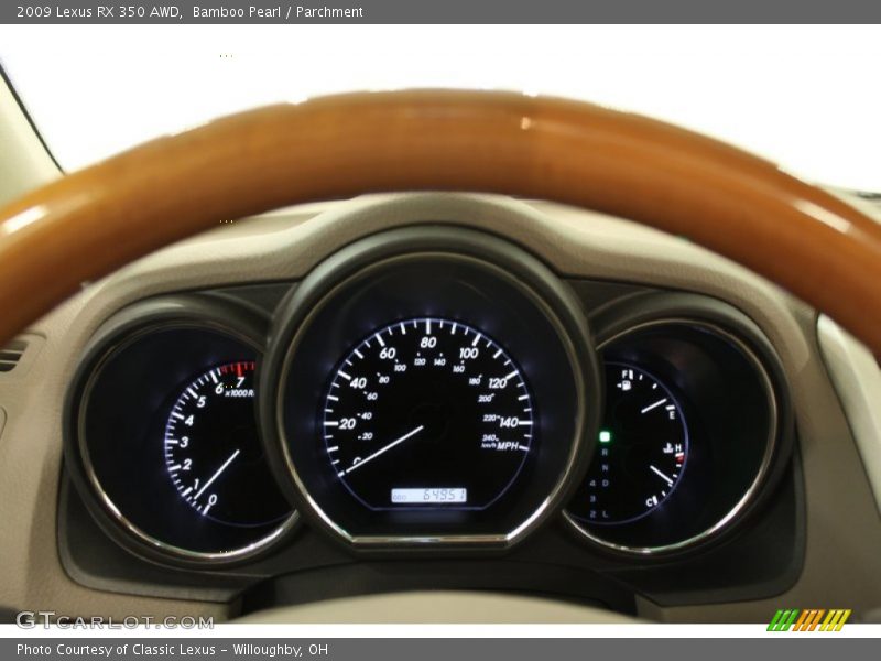 Bamboo Pearl / Parchment 2009 Lexus RX 350 AWD