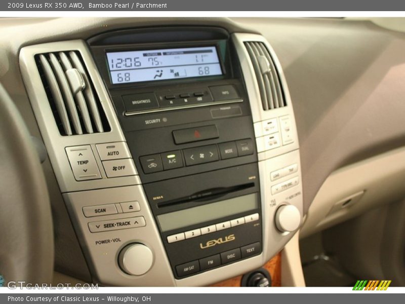 Bamboo Pearl / Parchment 2009 Lexus RX 350 AWD