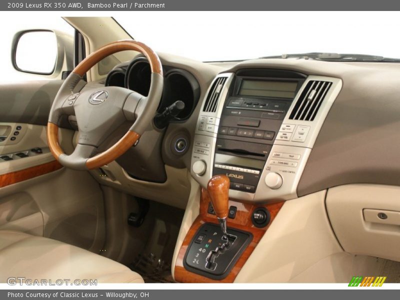 Bamboo Pearl / Parchment 2009 Lexus RX 350 AWD