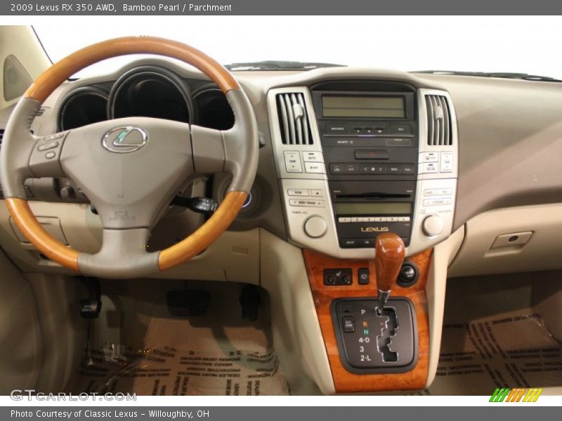 Bamboo Pearl / Parchment 2009 Lexus RX 350 AWD