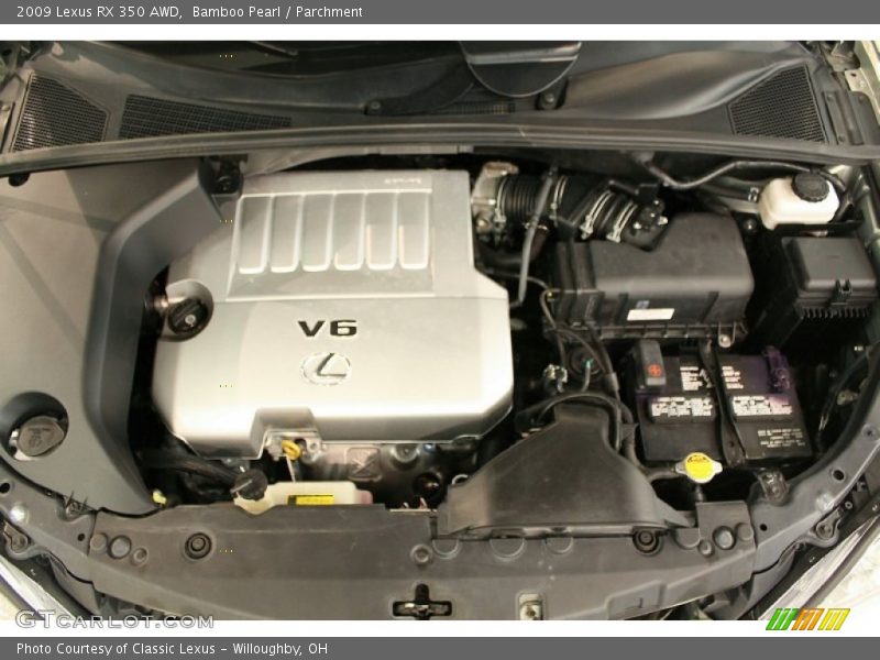 Bamboo Pearl / Parchment 2009 Lexus RX 350 AWD