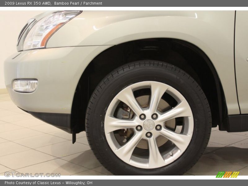 Bamboo Pearl / Parchment 2009 Lexus RX 350 AWD