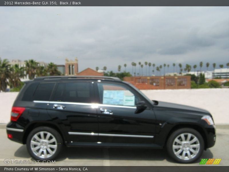 Black / Black 2012 Mercedes-Benz GLK 350
