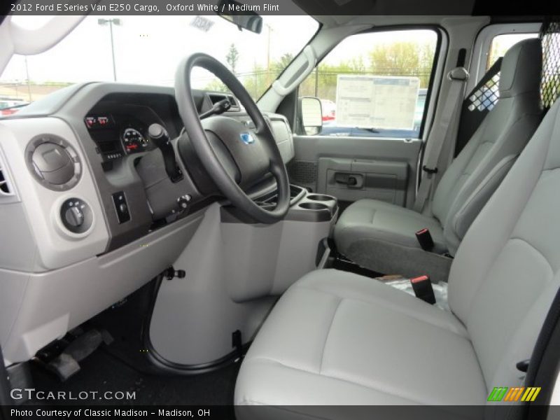  2012 E Series Van E250 Cargo Medium Flint Interior