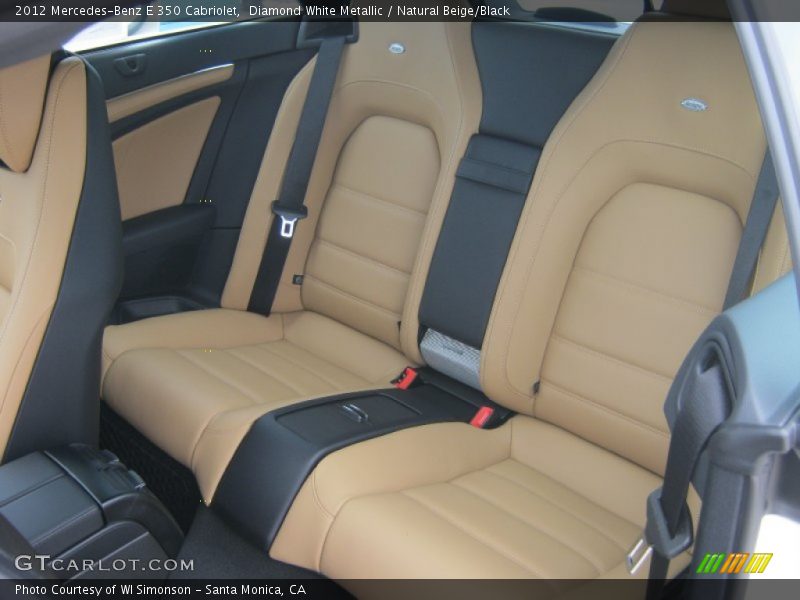 Diamond White Metallic / Natural Beige/Black 2012 Mercedes-Benz E 350 Cabriolet