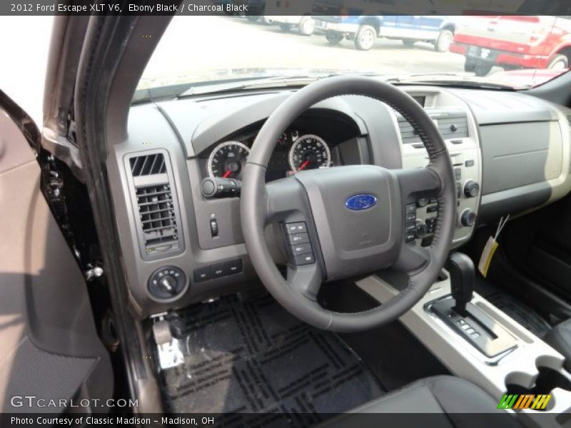 Ebony Black / Charcoal Black 2012 Ford Escape XLT V6