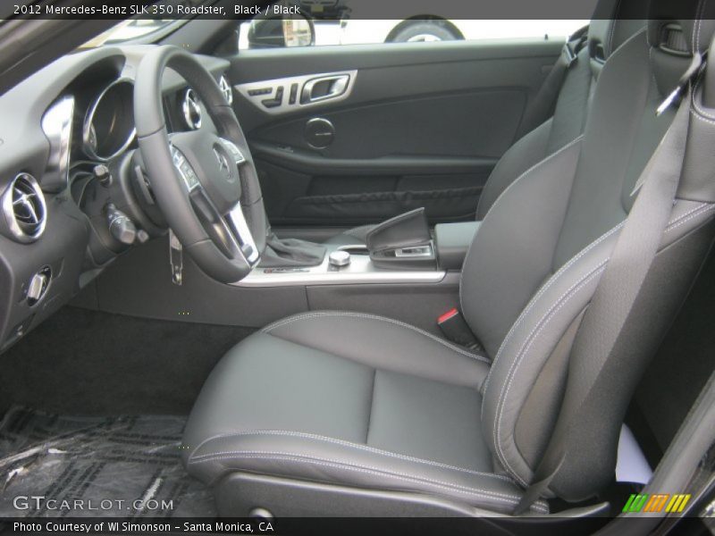 Black / Black 2012 Mercedes-Benz SLK 350 Roadster
