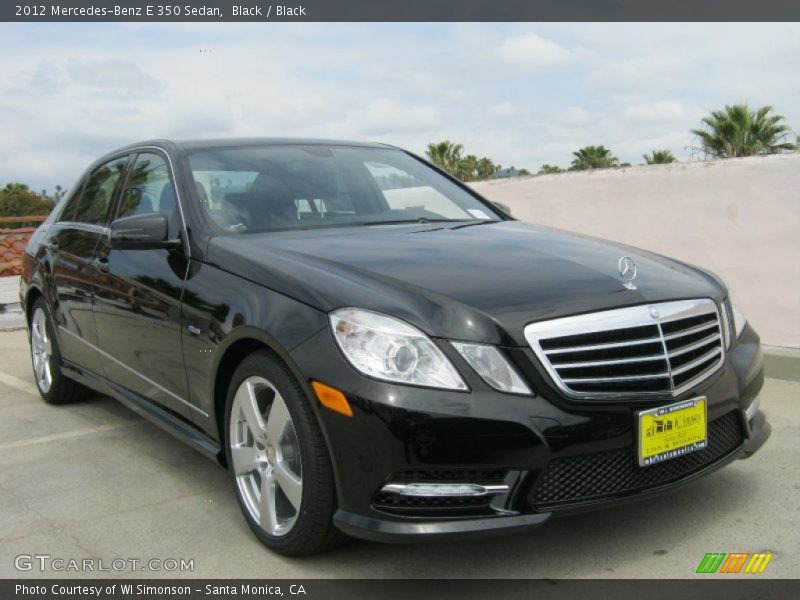 Black / Black 2012 Mercedes-Benz E 350 Sedan