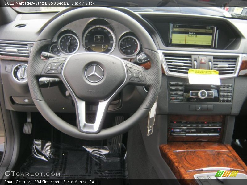 Black / Black 2012 Mercedes-Benz E 350 Sedan