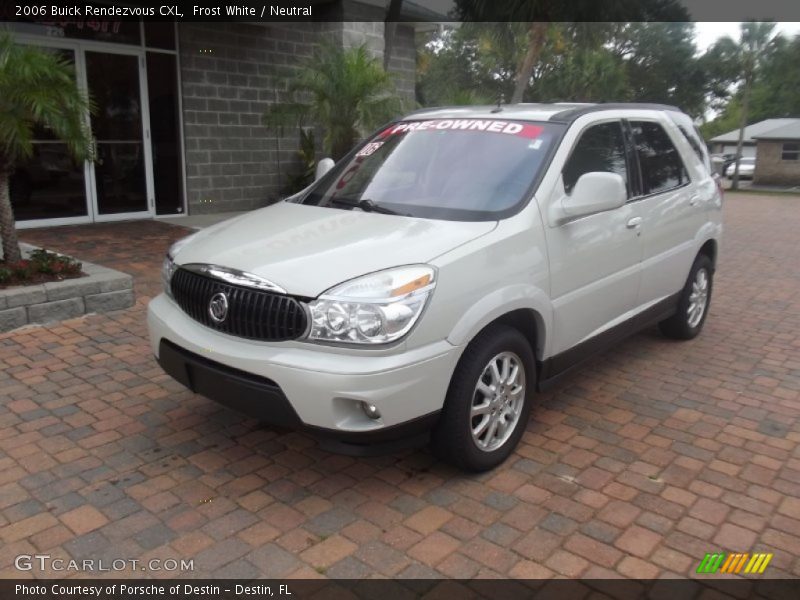 Frost White / Neutral 2006 Buick Rendezvous CXL