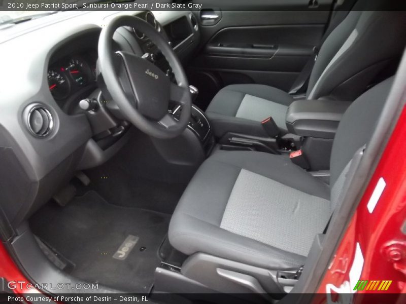 Sunburst Orange Pearl / Dark Slate Gray 2010 Jeep Patriot Sport