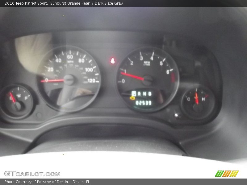 Sunburst Orange Pearl / Dark Slate Gray 2010 Jeep Patriot Sport
