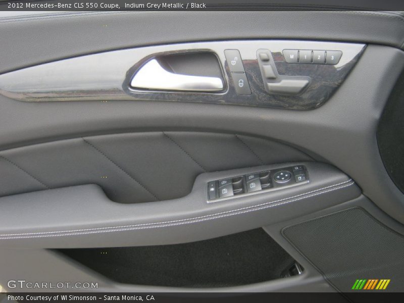 Indium Grey Metallic / Black 2012 Mercedes-Benz CLS 550 Coupe