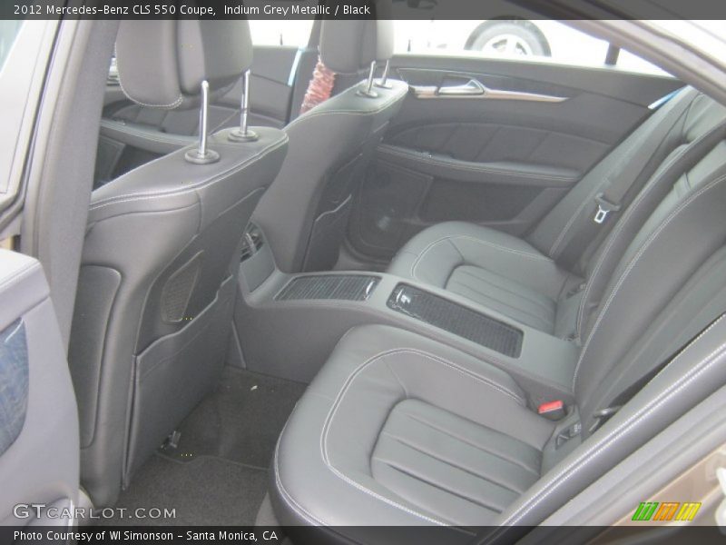 Indium Grey Metallic / Black 2012 Mercedes-Benz CLS 550 Coupe