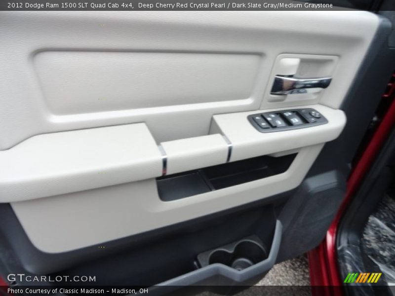 Deep Cherry Red Crystal Pearl / Dark Slate Gray/Medium Graystone 2012 Dodge Ram 1500 SLT Quad Cab 4x4