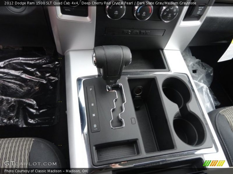 Deep Cherry Red Crystal Pearl / Dark Slate Gray/Medium Graystone 2012 Dodge Ram 1500 SLT Quad Cab 4x4