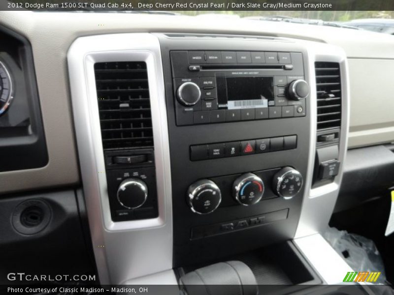 Deep Cherry Red Crystal Pearl / Dark Slate Gray/Medium Graystone 2012 Dodge Ram 1500 SLT Quad Cab 4x4