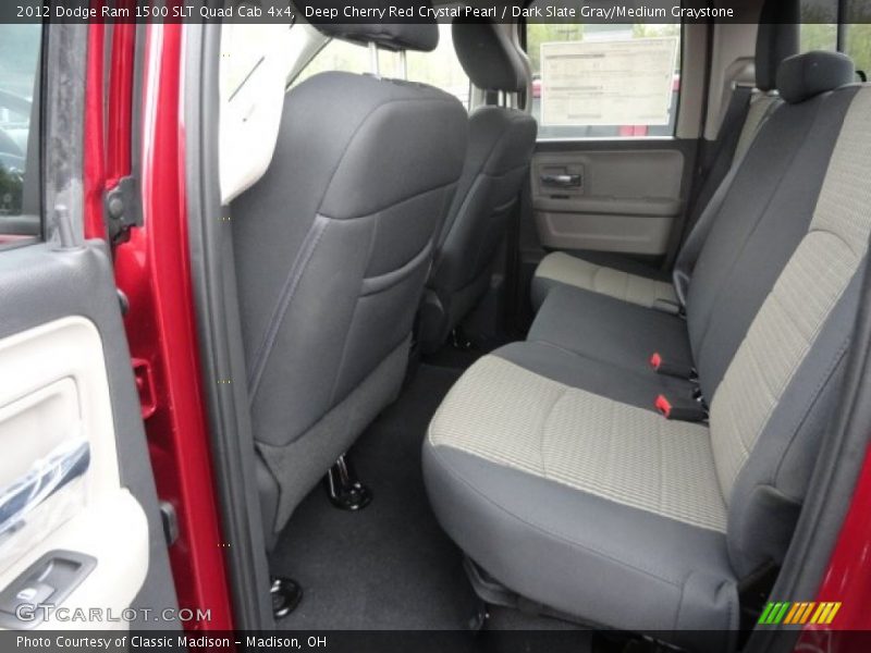Deep Cherry Red Crystal Pearl / Dark Slate Gray/Medium Graystone 2012 Dodge Ram 1500 SLT Quad Cab 4x4