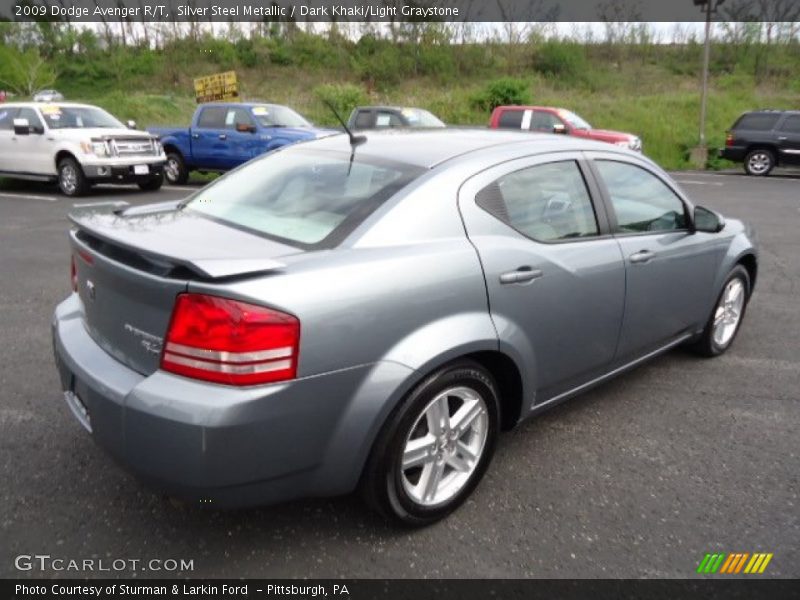 Silver Steel Metallic / Dark Khaki/Light Graystone 2009 Dodge Avenger R/T