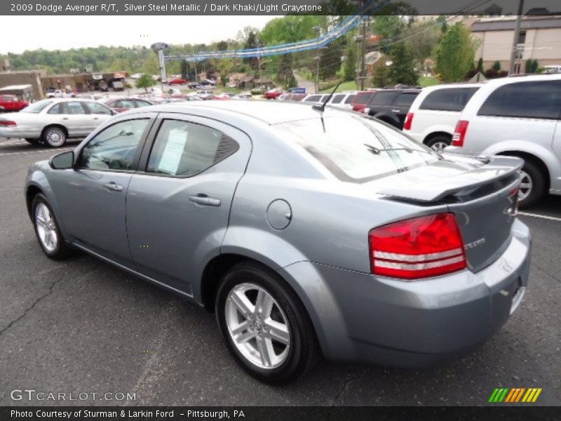 Silver Steel Metallic / Dark Khaki/Light Graystone 2009 Dodge Avenger R/T