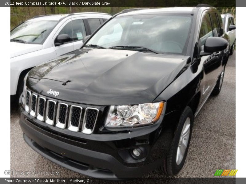 Black / Dark Slate Gray 2012 Jeep Compass Latitude 4x4