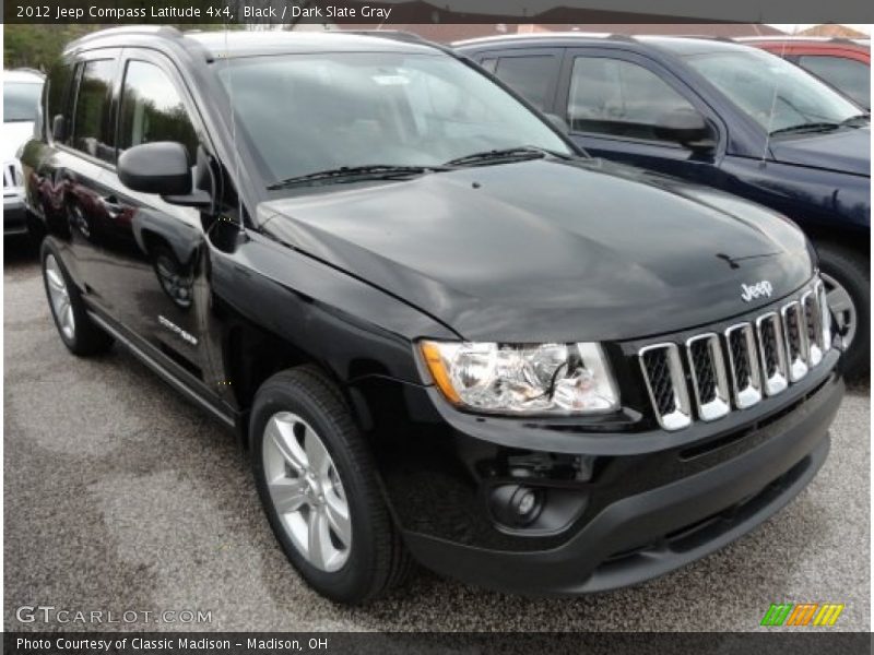 Black / Dark Slate Gray 2012 Jeep Compass Latitude 4x4