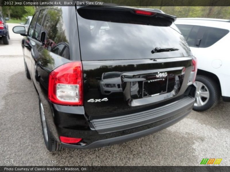 Black / Dark Slate Gray 2012 Jeep Compass Latitude 4x4