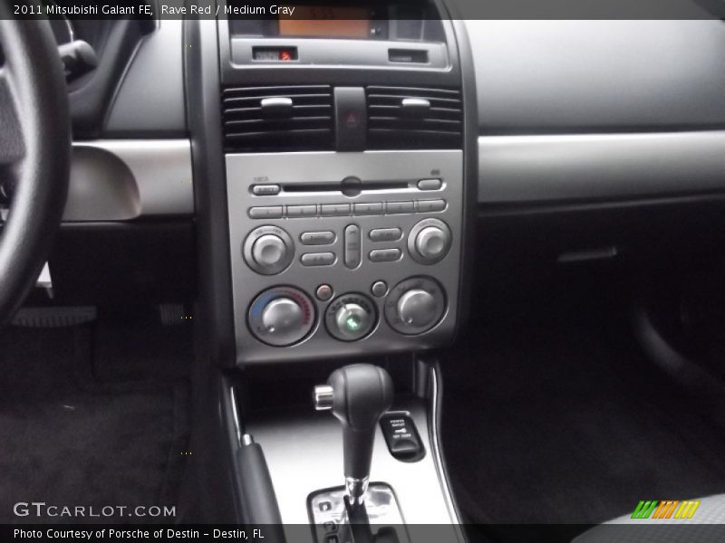Rave Red / Medium Gray 2011 Mitsubishi Galant FE