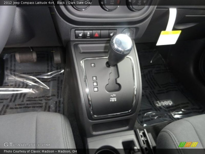 Black / Dark Slate Gray 2012 Jeep Compass Latitude 4x4