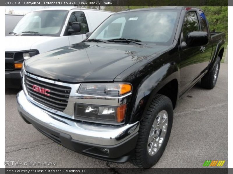 Onyx Black / Ebony 2012 GMC Canyon SLE Extended Cab 4x4