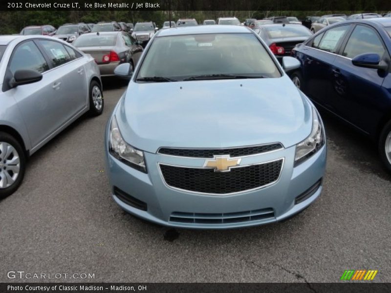 Ice Blue Metallic / Jet Black 2012 Chevrolet Cruze LT