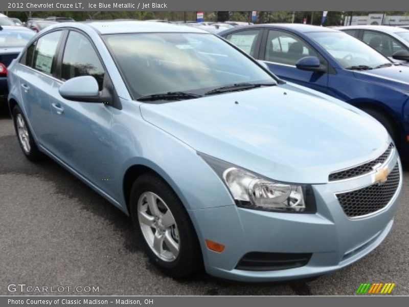 Ice Blue Metallic / Jet Black 2012 Chevrolet Cruze LT