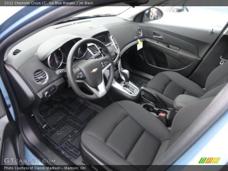 Ice Blue Metallic / Jet Black 2012 Chevrolet Cruze LT