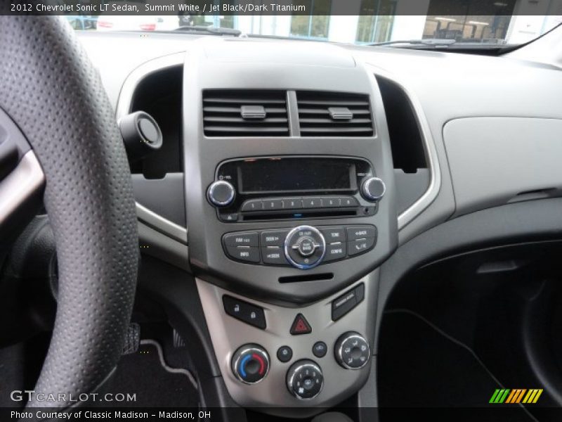 Summit White / Jet Black/Dark Titanium 2012 Chevrolet Sonic LT Sedan
