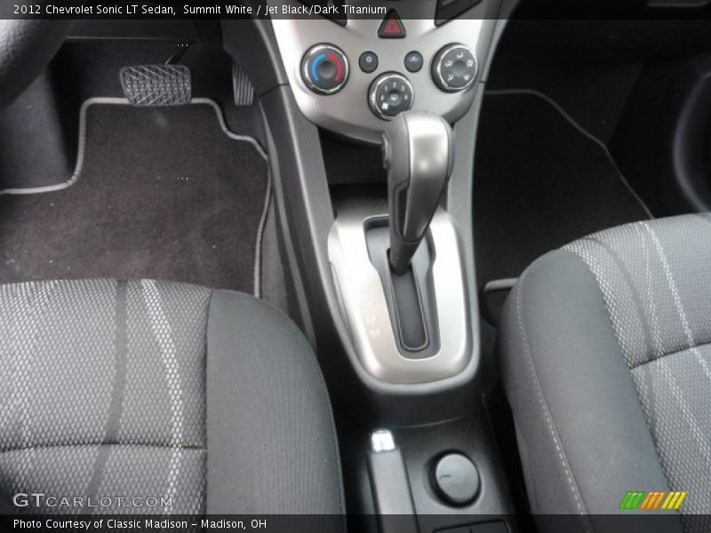 Summit White / Jet Black/Dark Titanium 2012 Chevrolet Sonic LT Sedan