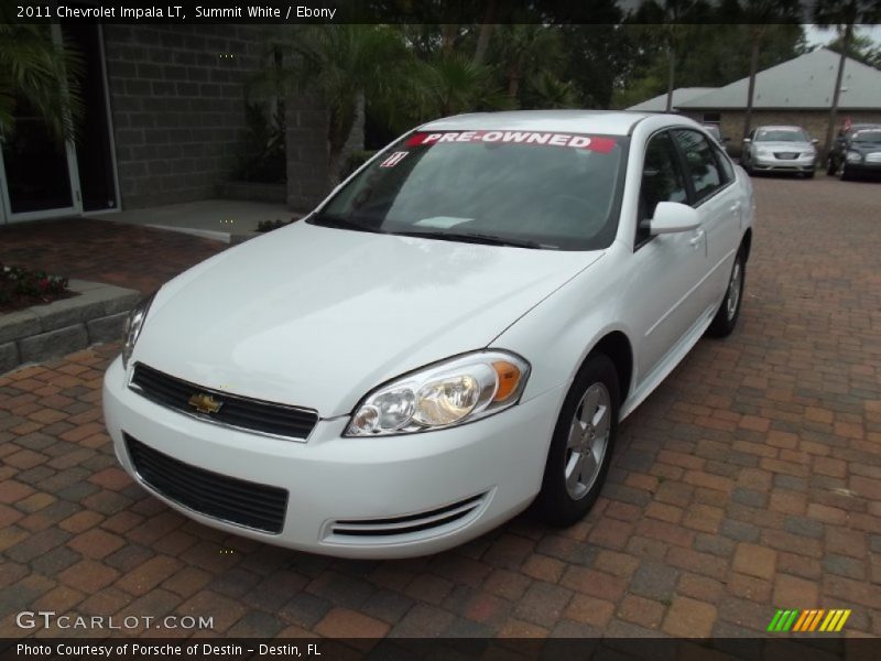Summit White / Ebony 2011 Chevrolet Impala LT