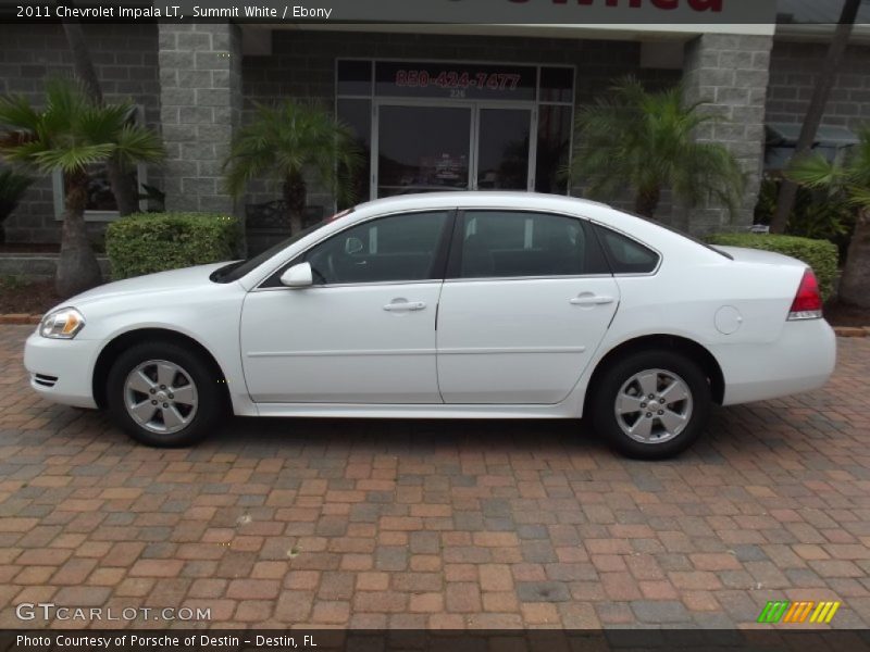 Summit White / Ebony 2011 Chevrolet Impala LT