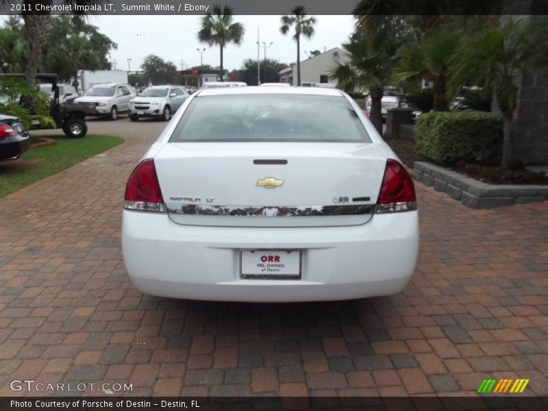 Summit White / Ebony 2011 Chevrolet Impala LT