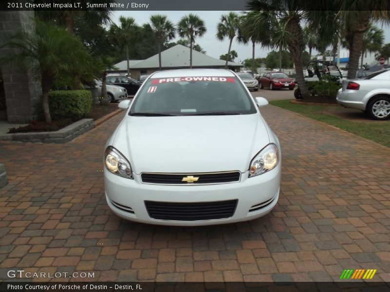 Summit White / Ebony 2011 Chevrolet Impala LT