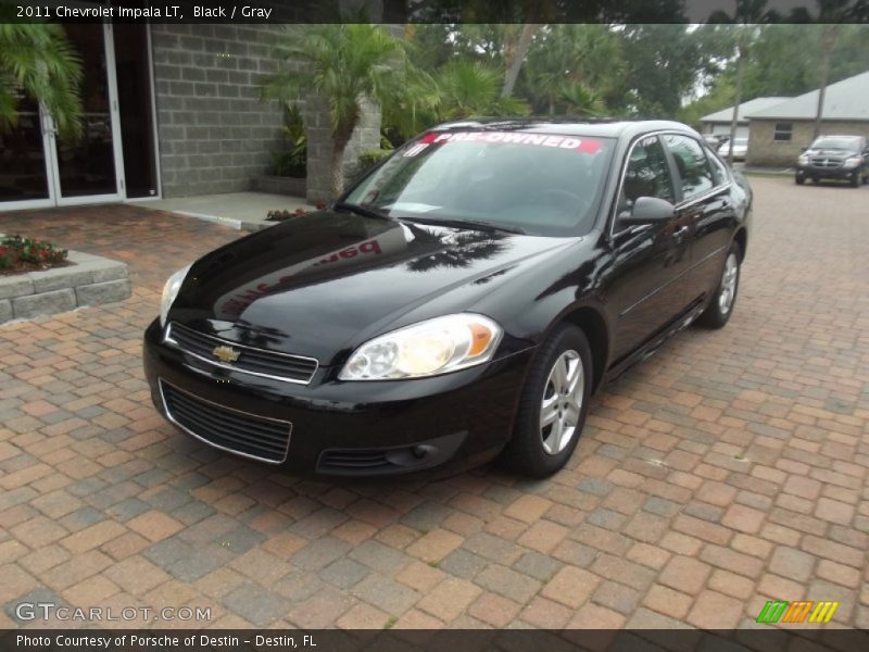 Black / Gray 2011 Chevrolet Impala LT