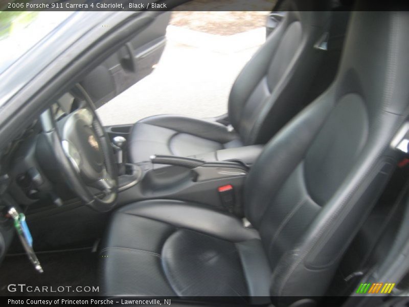 Black / Black 2006 Porsche 911 Carrera 4 Cabriolet