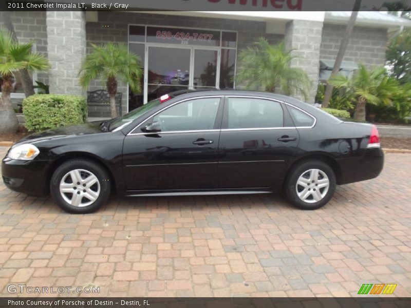 Black / Gray 2011 Chevrolet Impala LT