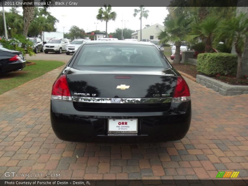 Black / Gray 2011 Chevrolet Impala LT