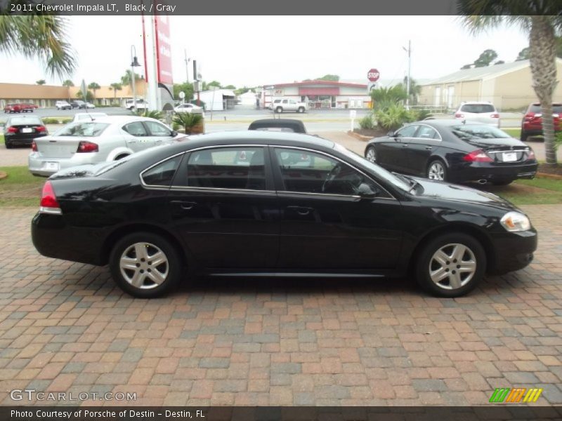 Black / Gray 2011 Chevrolet Impala LT