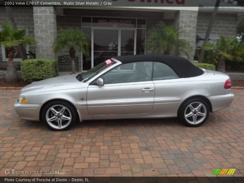 Mystic Silver Metallic / Gray 2001 Volvo C70 LT Convertible
