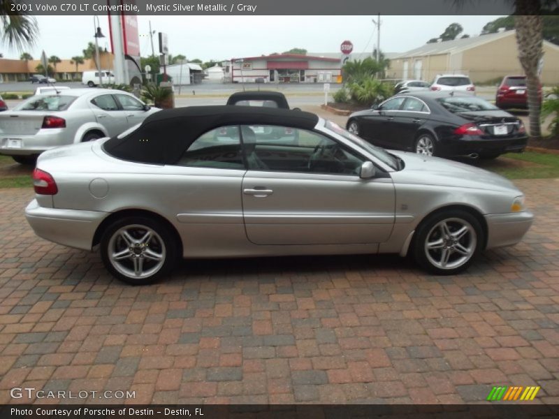Mystic Silver Metallic / Gray 2001 Volvo C70 LT Convertible